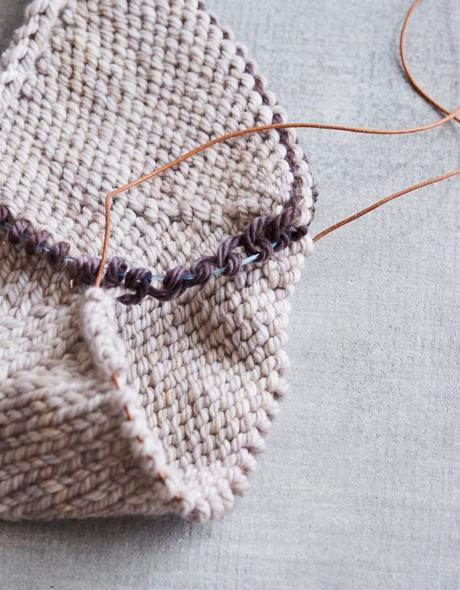 Lederseil-Set mit Nadeln – Maschenhalter-Kit 